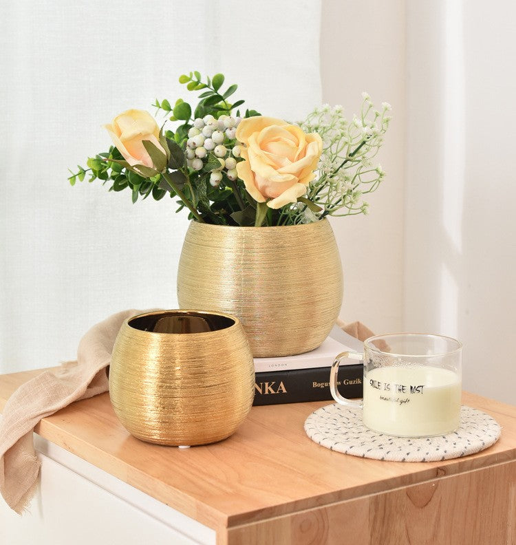 Vaso de vidro sofisticado para planta 9 Rede Canan