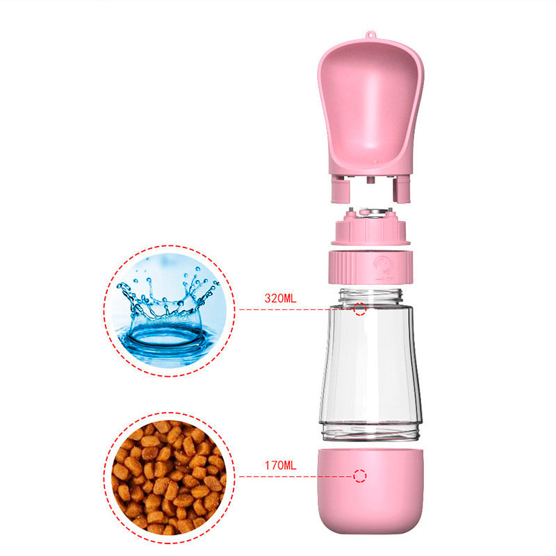 Garrafa com dispenser de água para pets Rede Canan