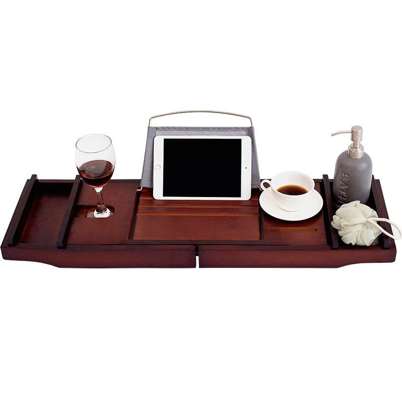 Mesa para banheira com suporte acoplado para iPad/Tablet e celular Rede Canan