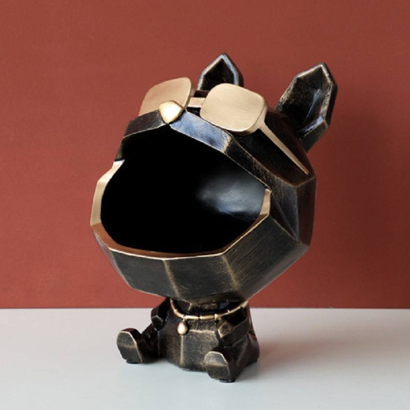 Porta-objetos cachorro buldogue 8 Rede Canan