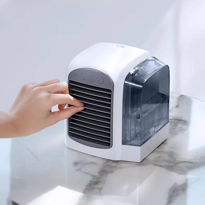 Mini refrigerador/ar condicionado/ventilador portátil com entrada USB (modelo 2) Rede Canan