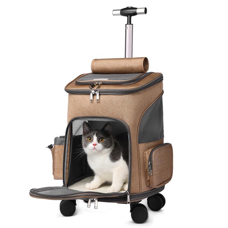Mochila-carrinho para pet Rede Canan