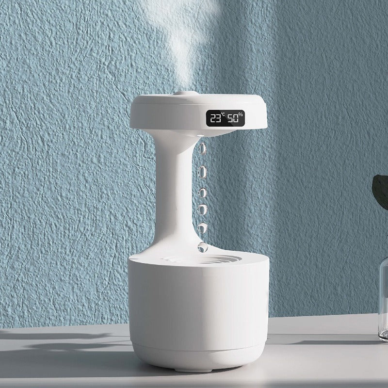Umidificador de ar antigravidade com efeito de gotas de água levitando e entrada USB (800ml) Rede Canan