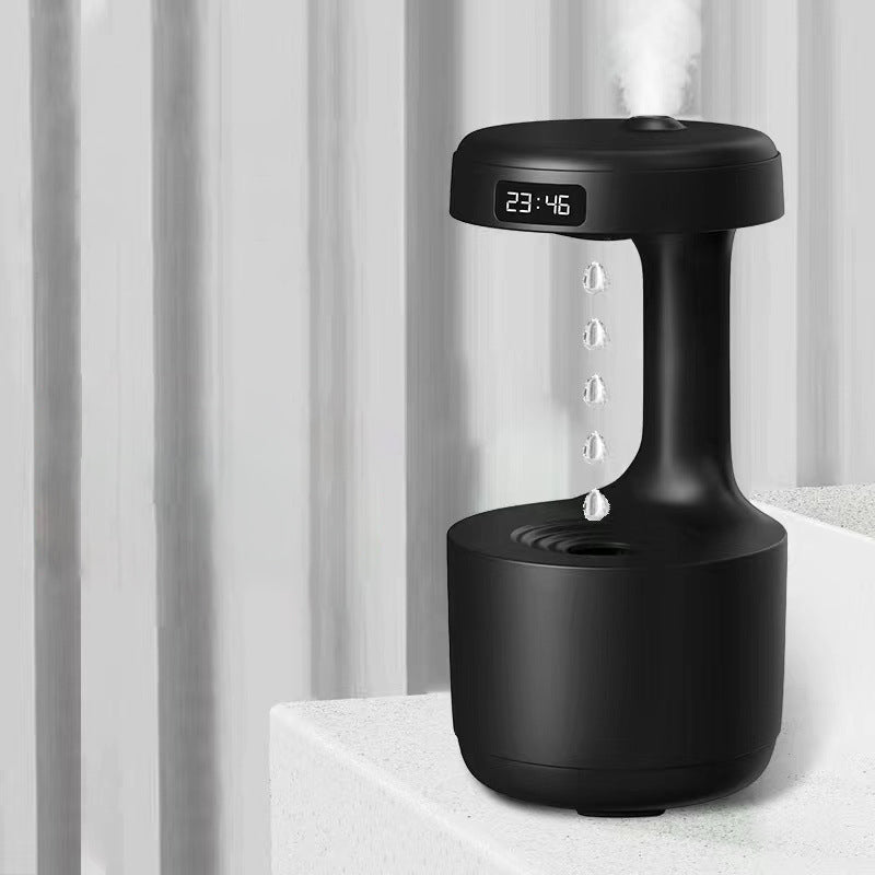 Umidificador de ar antigravidade com efeito de gotas de água levitando e entrada USB (800ml) Rede Canan