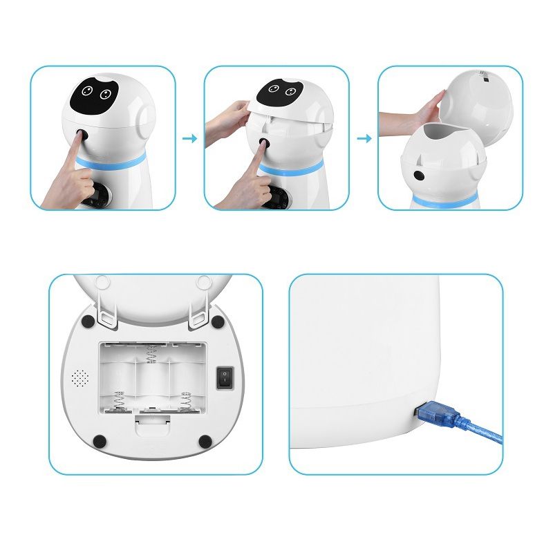Robô alimentador inteligente para pets com tempo e porção programáveis Rede Canan