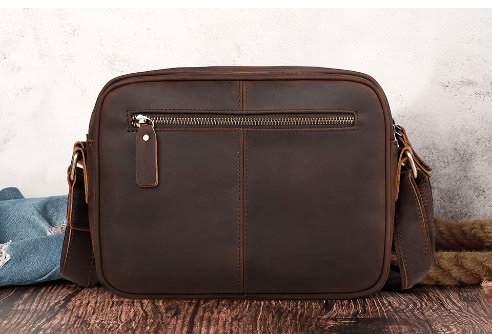 Nécessaire/bolsa de couro masculina - Rede Canan