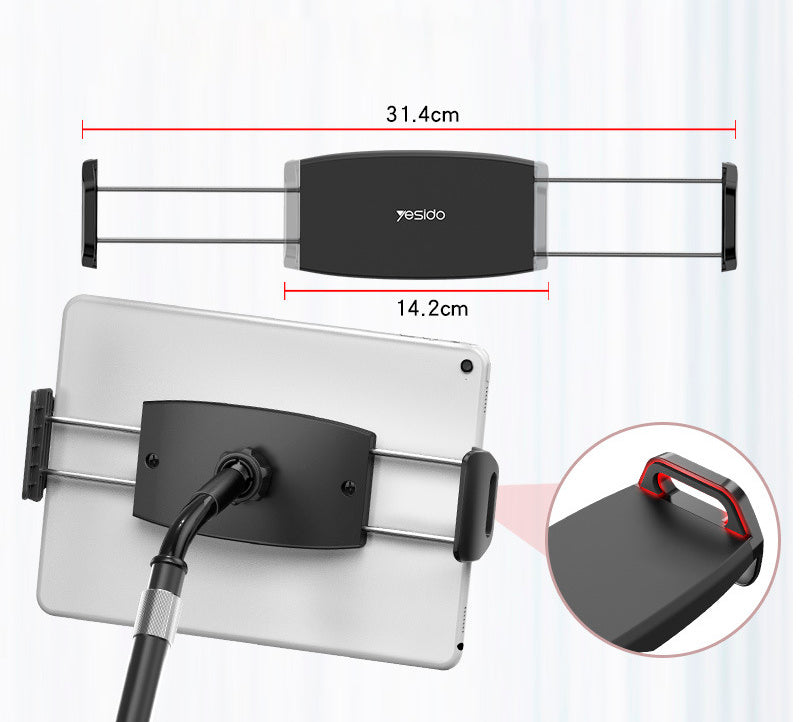 Suporte para telefone celular e iPad com elevação ajustável e rotação de até 360 graus Rede Canan
