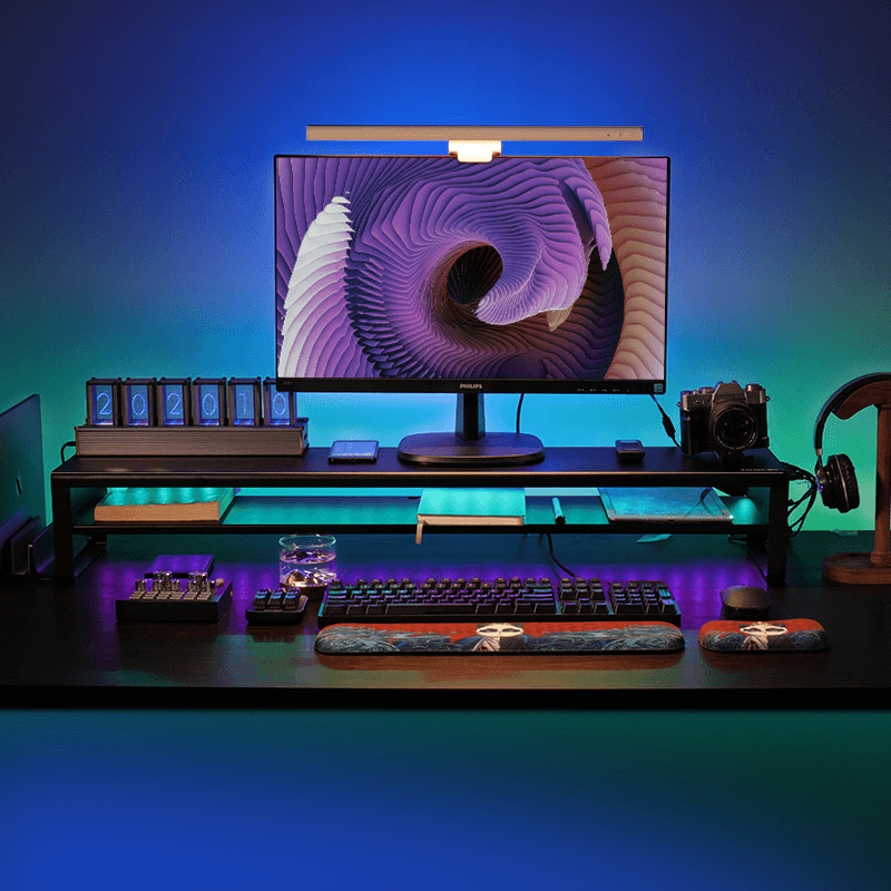 Mesa suporte para monitor com 4 entradas USB - Rede Canan