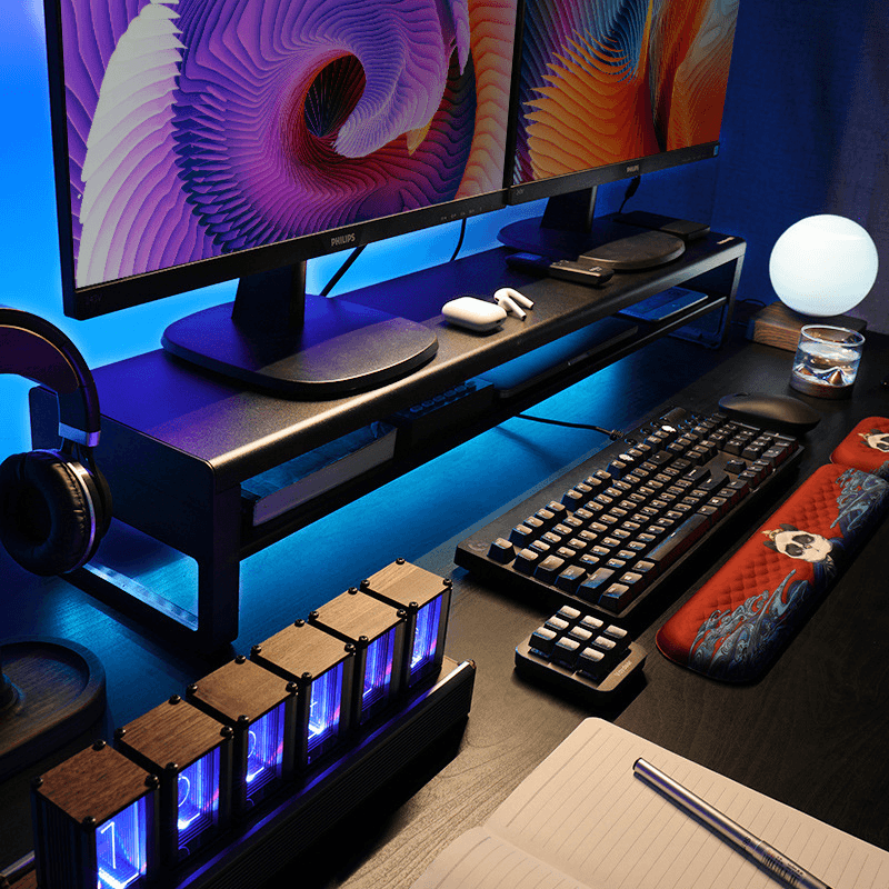 Mesa suporte para monitor com 4 entradas USB - Rede Canan