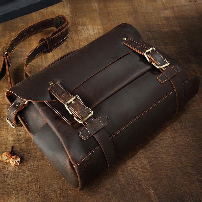 Bolsa/pasta de couro masculina (modelo 2) Rede Canan