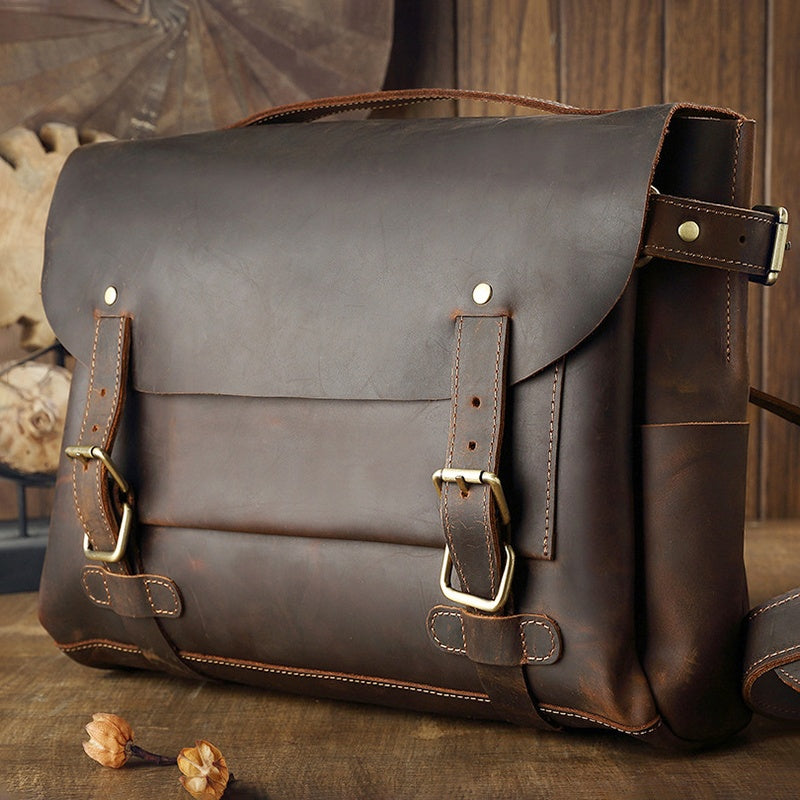 Bolsa/pasta de couro masculina (modelo 2) Rede Canan