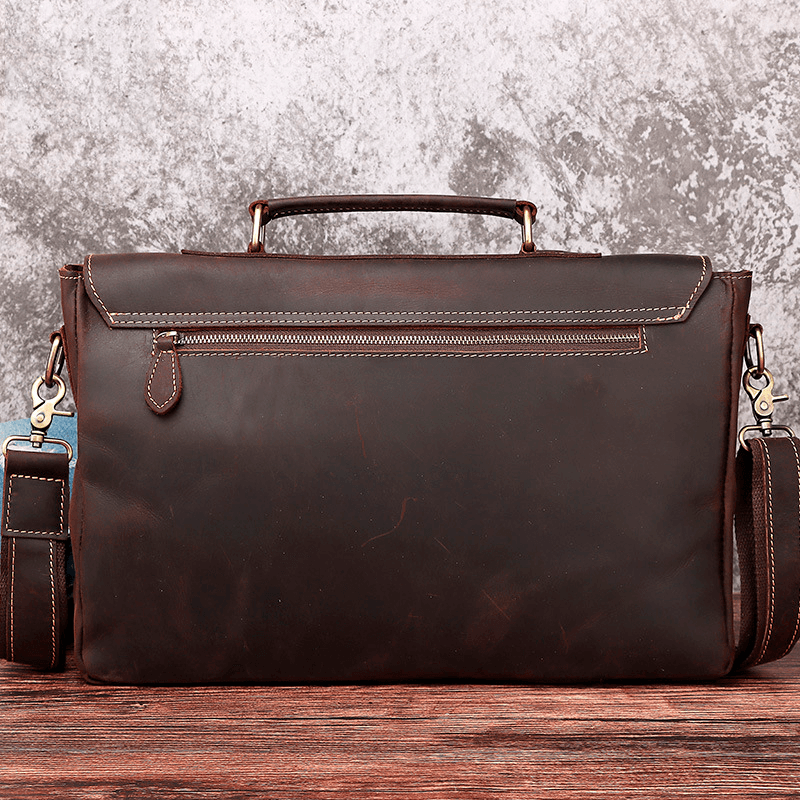 Bolsa/pasta de couro masculina - Rede Canan