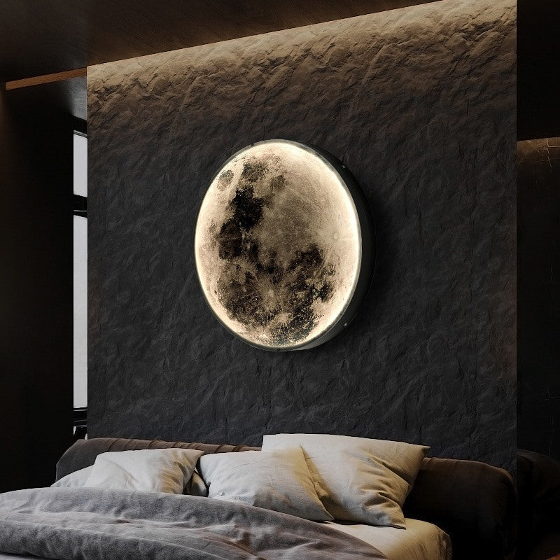 Luminária sofisticada de parede lua Rede Canan