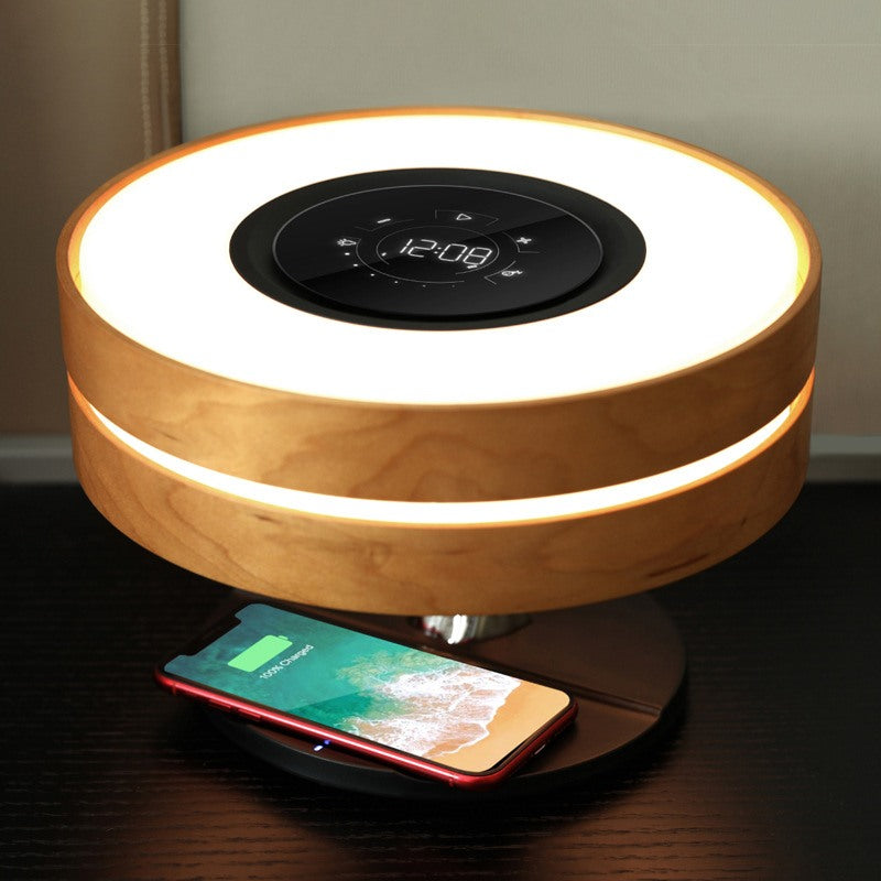 Luminária árvore multifunções – carregador sem fio e por indução acoplado para celular e bluetooth 5.0 Rede Canan