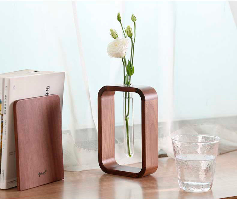 Vaso de vidro sofisticado para planta 1 Rede Canan