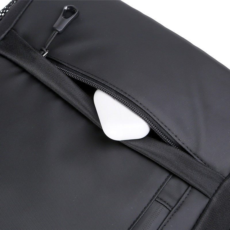 Mochila impermeável unissex com entrada USB para carregamento de bateria de telefone celular (modelo 1) Rede Canan