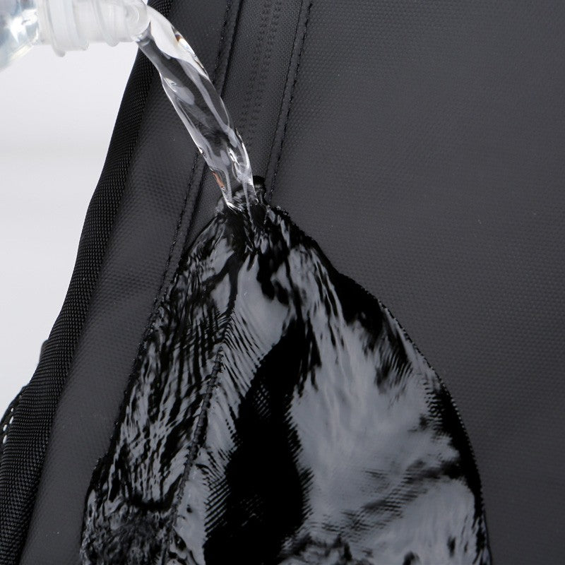 Mochila impermeável unissex com entrada USB para carregamento de bateria de telefone celular (modelo 1) Rede Canan