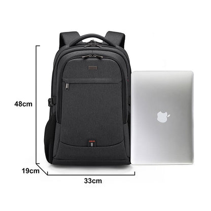 Mochila impermeável unissex com entrada USB para carregamento de bateria de telefone celular (modelo 3)
