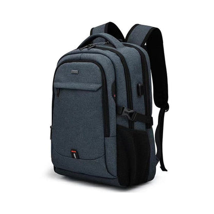 Mochila impermeável unissex com entrada USB para carregamento de bateria de telefone celular (modelo 3)