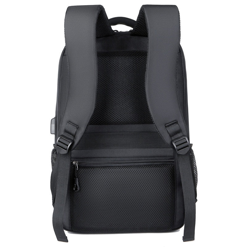 Mochila impermeável unissex com entrada USB para carregamento de bateria de telefone celular (modelo 1) Rede Canan