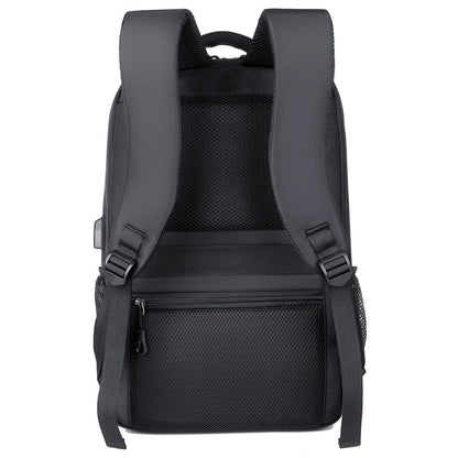 Mochila impermeável unissex com entrada USB para carregamento de bateria de telefone celular (modelo 1) Rede Canan