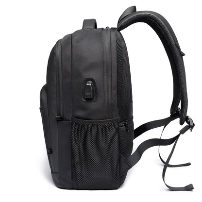 Mochila impermeável unissex com entrada USB para carregamento de bateria de telefone celular (modelo 2) Rede Canan