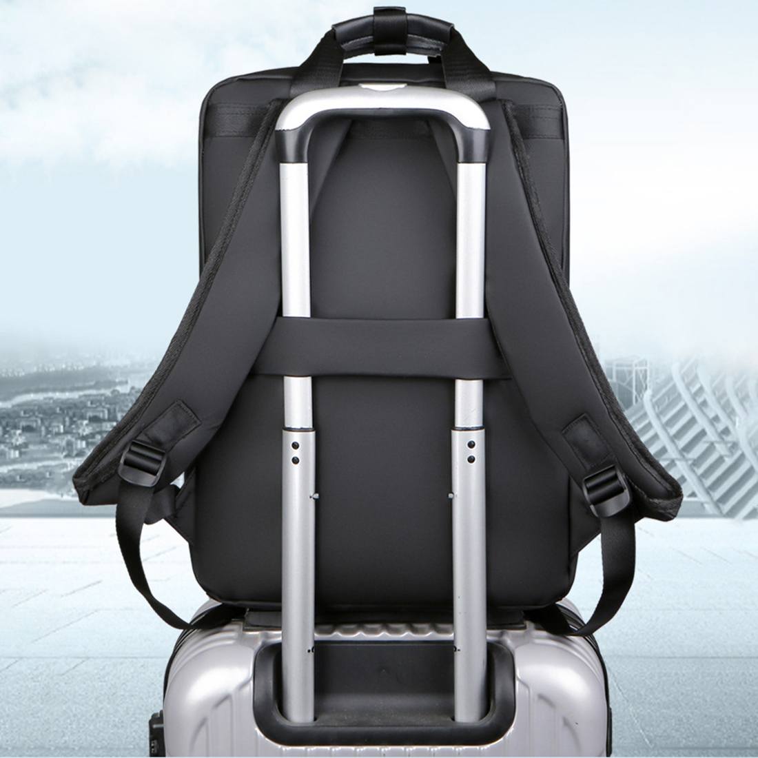 Mochila impermeável feminina e masculina (modelo 1) Rede Canan
