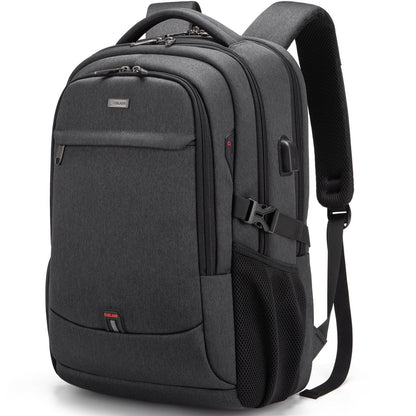 Mochila impermeável unissex com entrada USB para carregamento de bateria de telefone celular (modelo 3)
