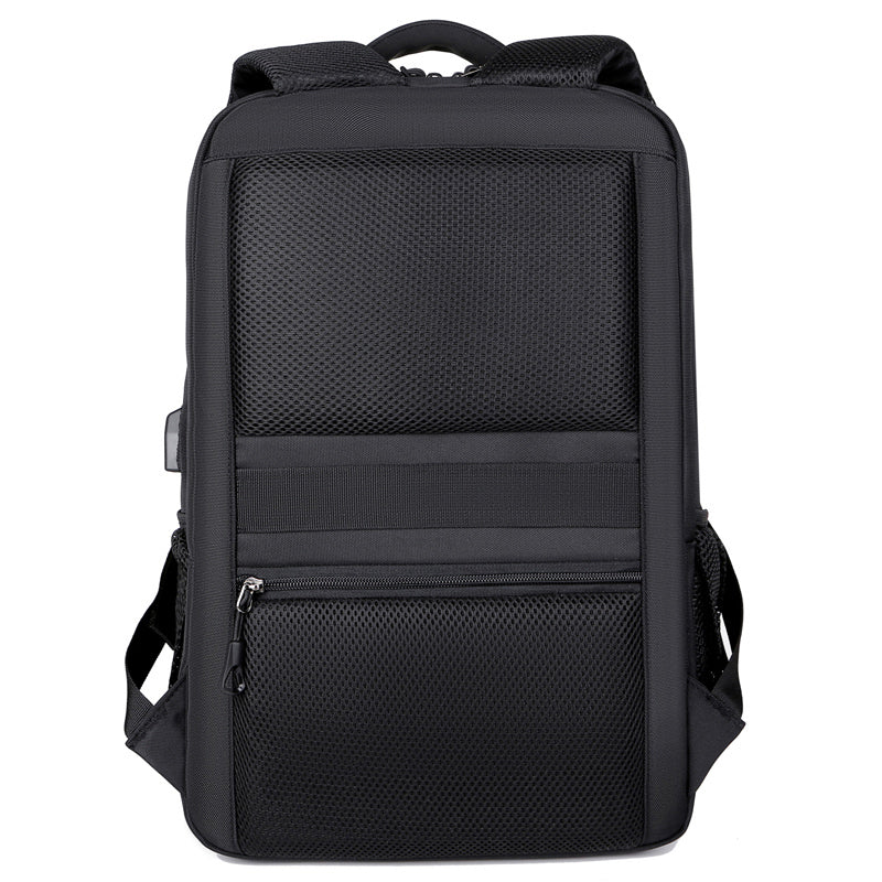 Mochila impermeável unissex com entrada USB para carregamento de bateria de telefone celular (modelo 1) Rede Canan