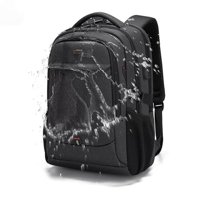 Mochila impermeável unissex com entrada USB para carregamento de bateria de telefone celular (modelo 3)