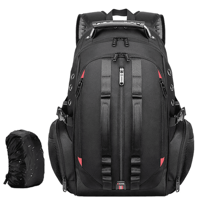 Bange waterproof 45l backpack with headphone jack and USB port for cell phone battery charging