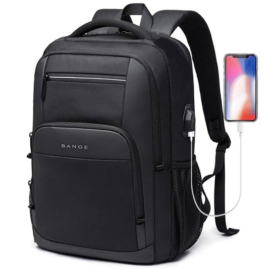 Mochila impermeável unissex com entrada USB para carregamento de bateria de telefone celular (modelo 2) Rede Canan