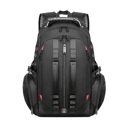 Bange waterproof 45l backpack with headphone jack and USB port for cell phone battery charging