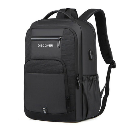 Mochila impermeável unissex com entrada USB para carregamento de bateria de telefone celular (modelo 4) Rede Canan