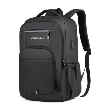 Mochila impermeável unissex com entrada USB para carregamento de bateria de telefone celular (modelo 4) Rede Canan