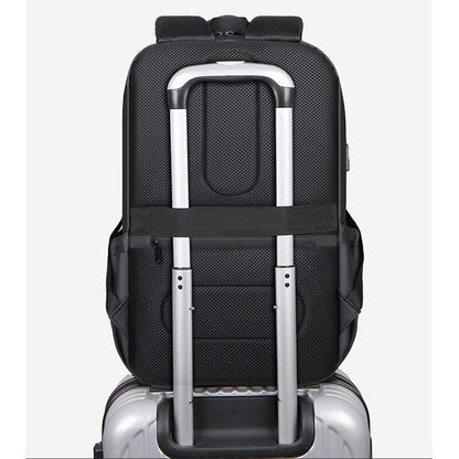 Mochila impermeável unissex com entrada USB para carregamento de bateria de telefone celular (modelo 4) Rede Canan