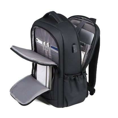 Mochila impermeável unissex com entrada USB para carregamento de bateria de telefone celular (modelo 4) Rede Canan