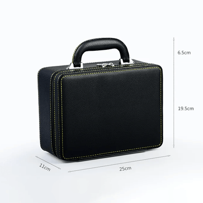 Nécessaire maletinha para joias – porta-joias com 2 compartimentos (modelo 2) Rede Canan
