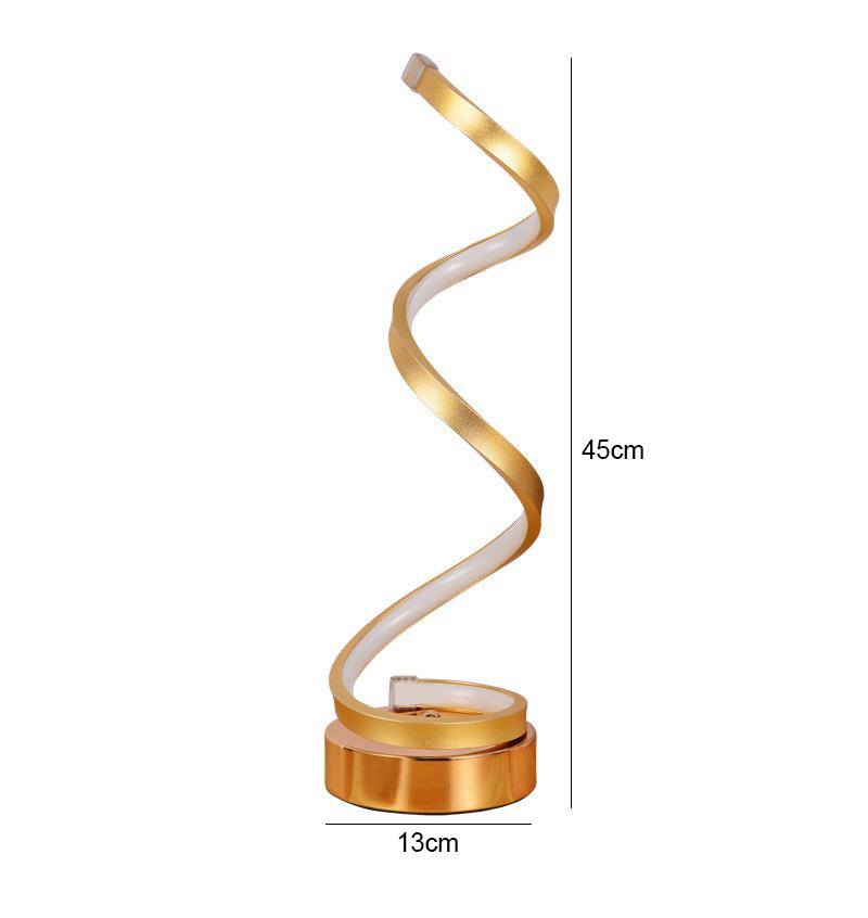 Luminária sofisticada espiral Rede Canan