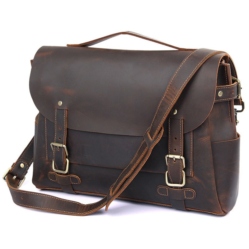 Bolsa/pasta de couro masculina (modelo 2) Rede Canan