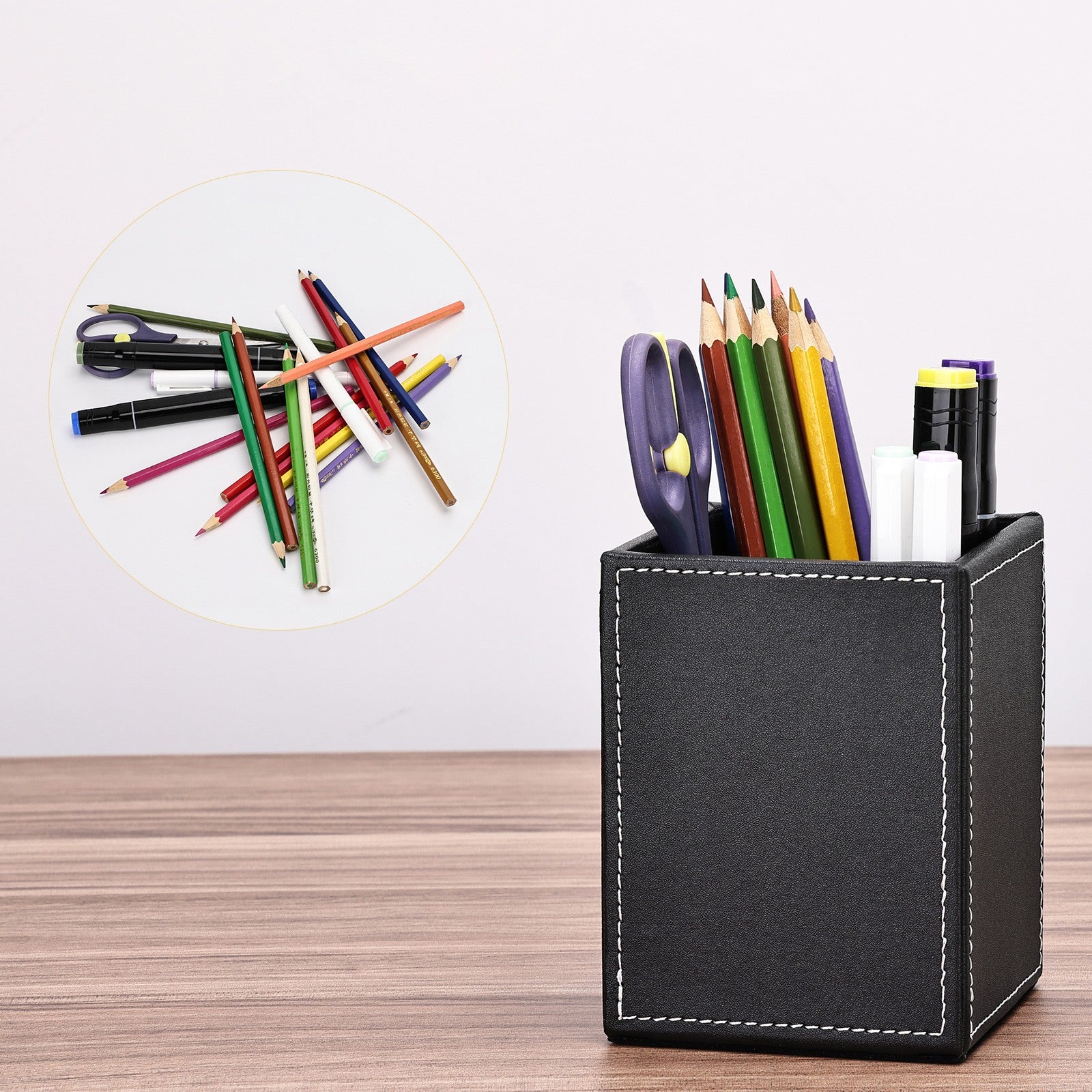 Organizador porta-lápis e caneta para escritório Rede Canan