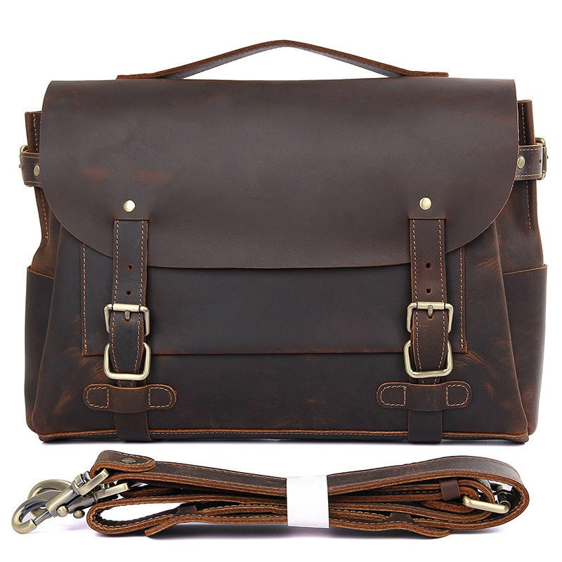 Bolsa/pasta de couro masculina (modelo 2) Rede Canan