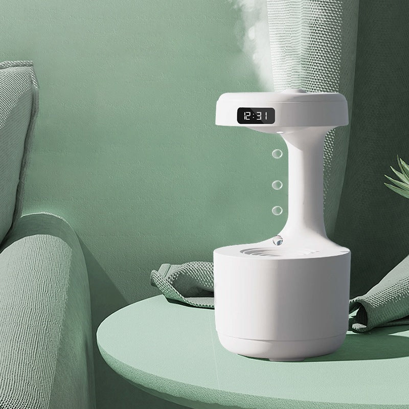 Umidificador de ar antigravidade com efeito de gotas de água levitando e entrada USB (800ml) Rede Canan