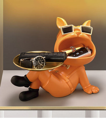 Porta-objetos cachorro buldogue 9 Rede Canan