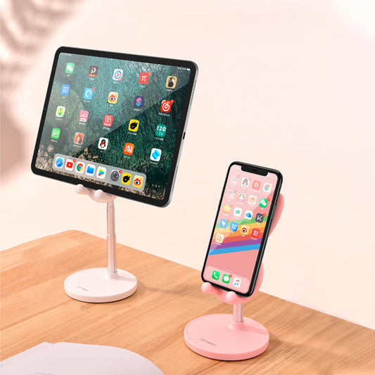 Suporte para telefone celular e iPad/Tablet com elevação ajustável e formato de orelhas de coelho Rede Canan