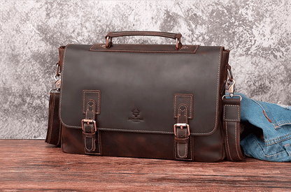 Bolsa/pasta de couro masculina - Rede Canan