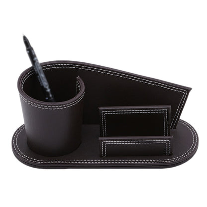 Organizador com porta-cartões e porta-lápis e caneta para escritório (modelo 2) Rede Canan