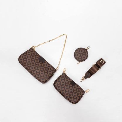 Bolsas femininas com porta-moedas coleção luxo Rede Canan
