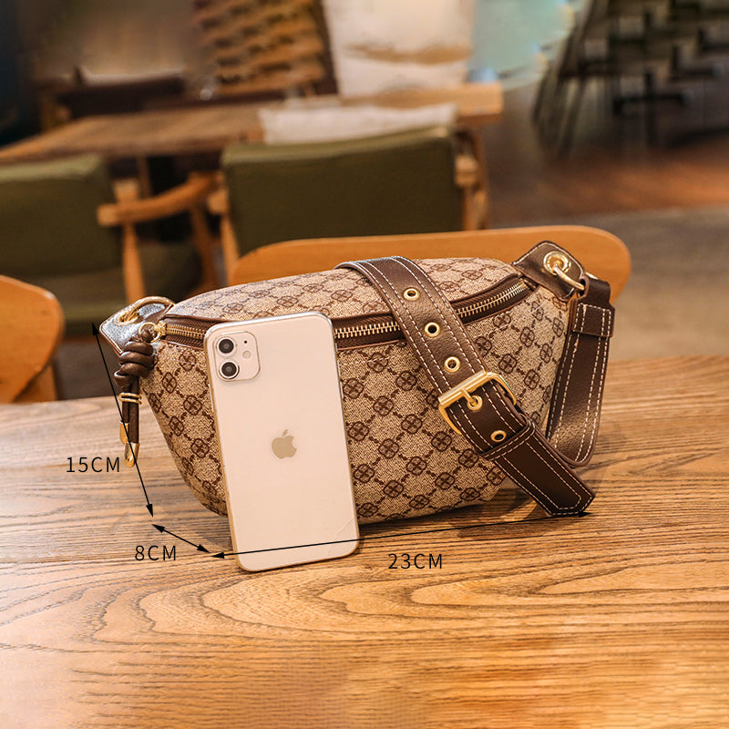 Bolsa feminina pochete transversal coleção luxo (modelo 2) Rede Canan