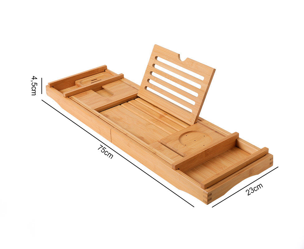 Mesa para banheira com suporte acoplado para iPad/Tablet e celular Rede Canan